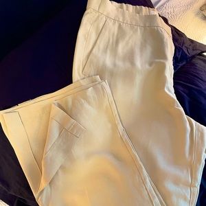 Pale yellow H&M linen pant